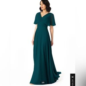 Azazie size 4 Pamela dress in the color pine